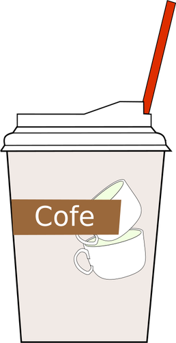 Imagen vectorial de una taza de café