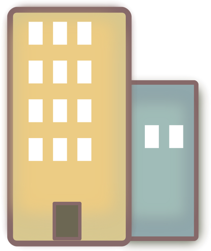Grafica vettoriale di icona per la vita comunale