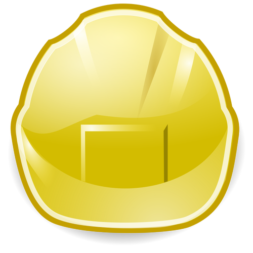 Prosty żółty symbol