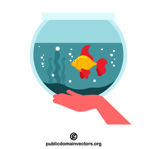 Aquarium avec des poissons