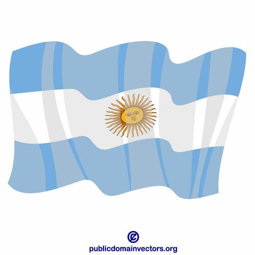 Национальный флаг Аргентины