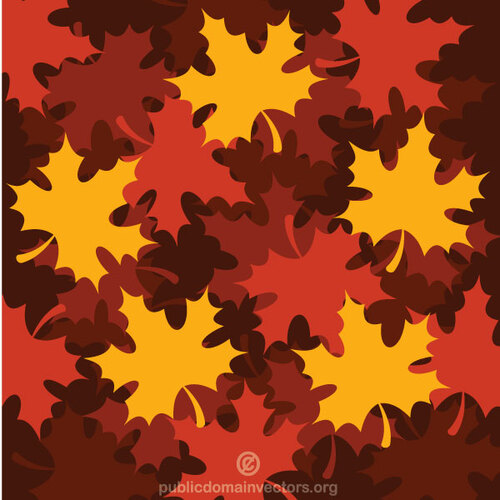 Folhas de outono de fundo vector