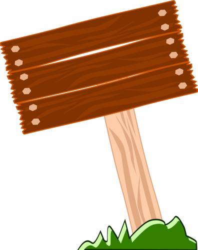 Dřevěné vývěsní štít