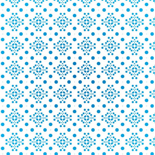 Modèle bleu de papier peint de points