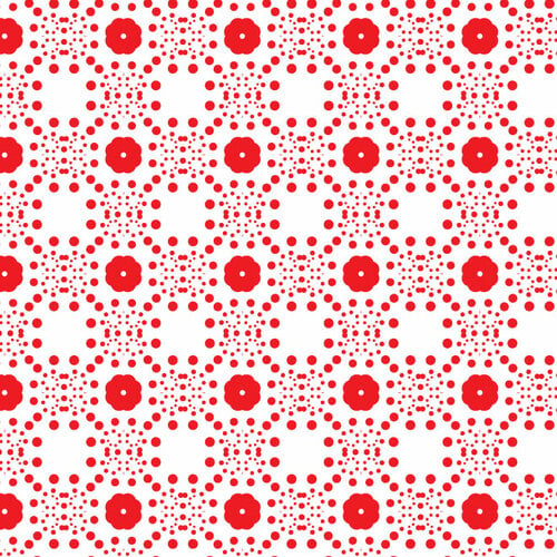 Patrón de puntos rojos