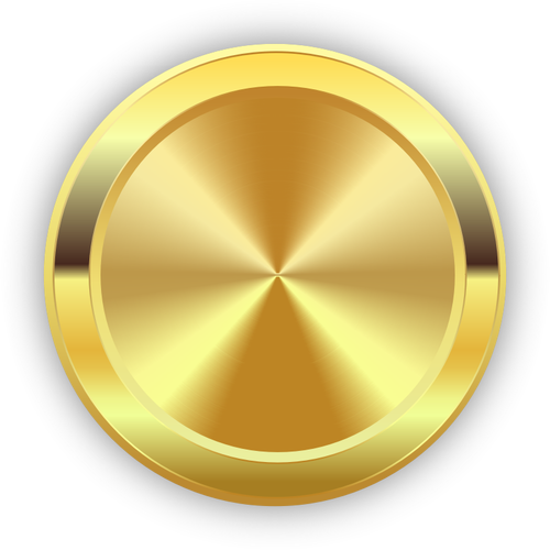Emblema, em dourado
