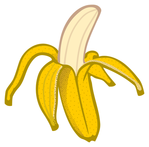 Kuorittu banaani