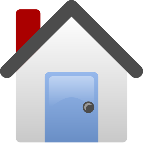 Einfachen Haus Vektor-ClipArt