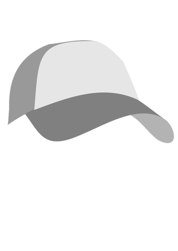 Beyaz beyzbol şapkası