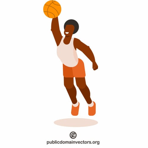 Basketballspiller scorer