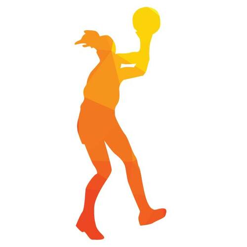 Basketball spiller silhuett vektor