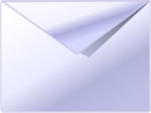 Vektorgrafikk utklipp av brev konvolutt symbol.