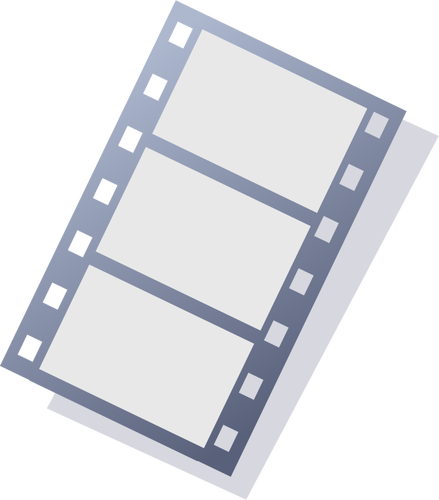 Videoband ikonen vektor clipart
