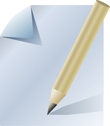 Dibujo vectorial de icono de documento