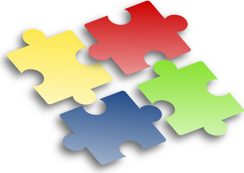 Colorate jigsaw puzzle