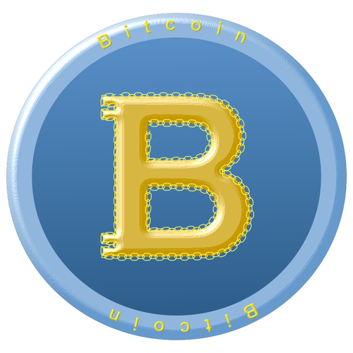 Symbole de pièce Bitcoin
