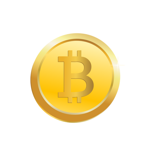 Bitcoin-Vektor-illustration