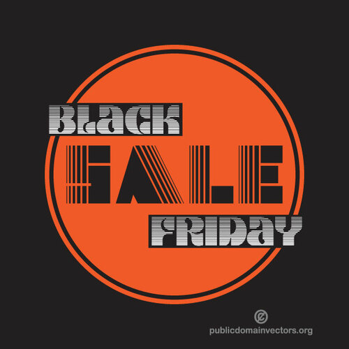 Black Friday -myyntivektorin tausta