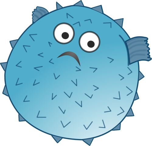 Kartun blowfish