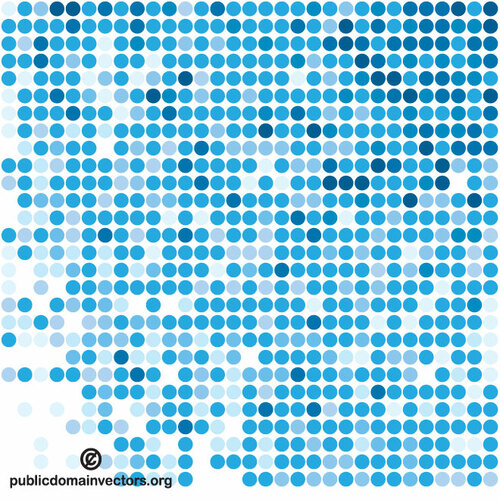 Blå prickar mönster design