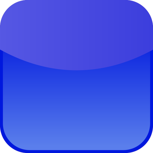 Blauwe pictogram vectorillustratie