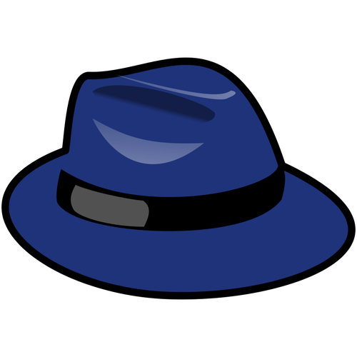 Fedora шляпа векторное изображение