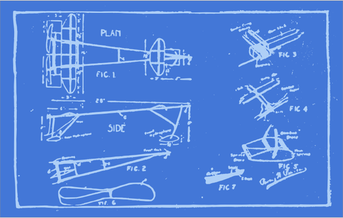 Blueprint letadla