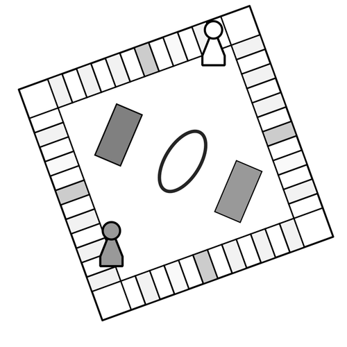 Bordspel pictogrammen