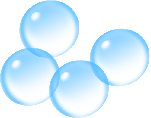 Bulele de albastru
