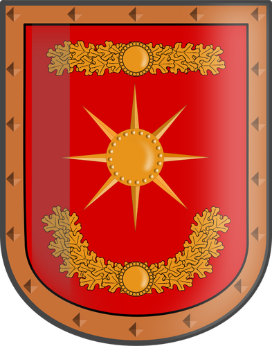 Imagem vetorial de escudo lendária