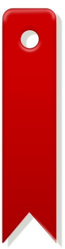 Красный закладка