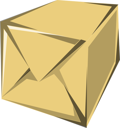 Afbeelding van envelop stijl kartonnen doos