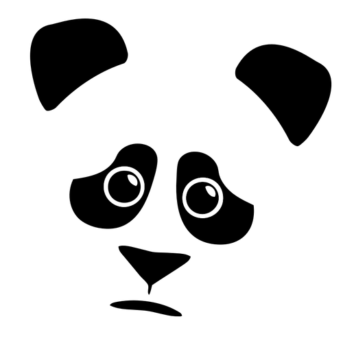 Trauriger panda