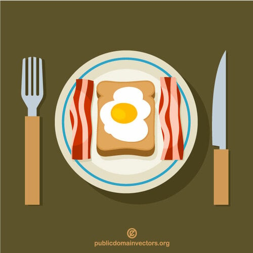 Sarapan telur dan bacon