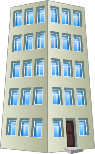 Здание Векторный icon