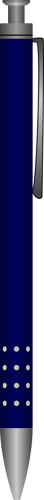 Pluma azul simple