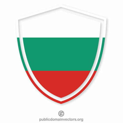 Emblem bendera Bulgaria