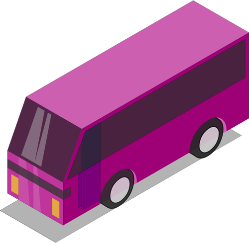 粉红色的巴士