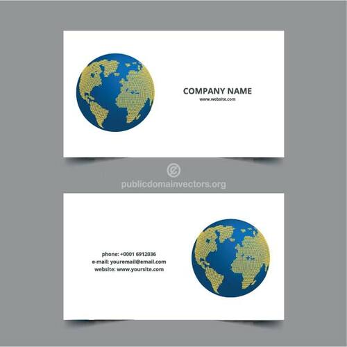 Unternehmen-Visitenkarten-design