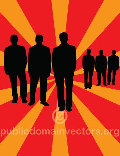 Bisnis Silhouette Vector