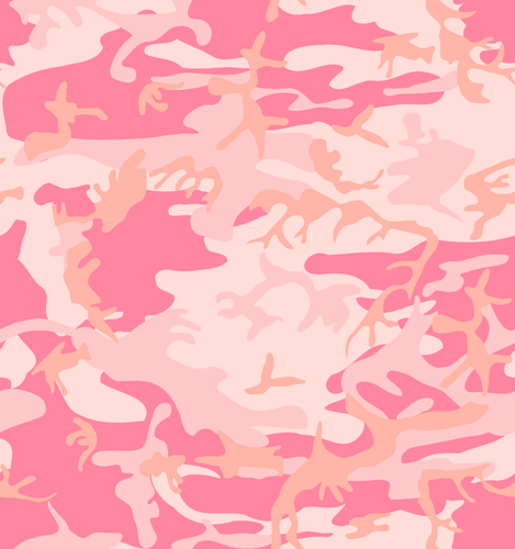 Vaaleanpunainen maastokuvioinen vektorikuva