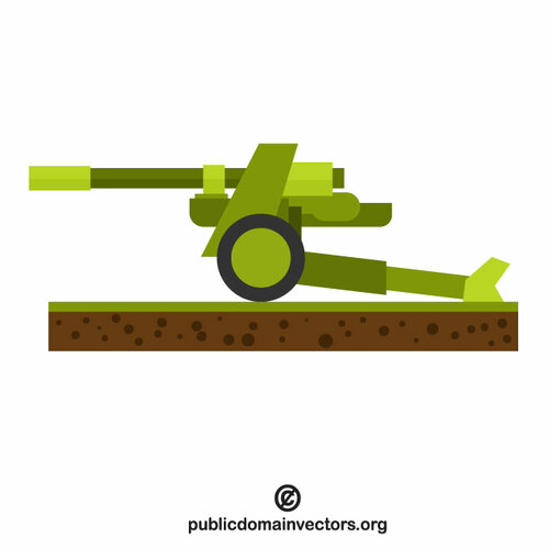 Cannon vector illustraties
