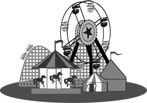 Karneval-Szene-Vektor-illustration