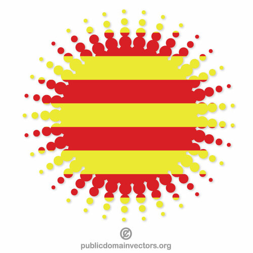 Katalonian lipun puolisävymuoto