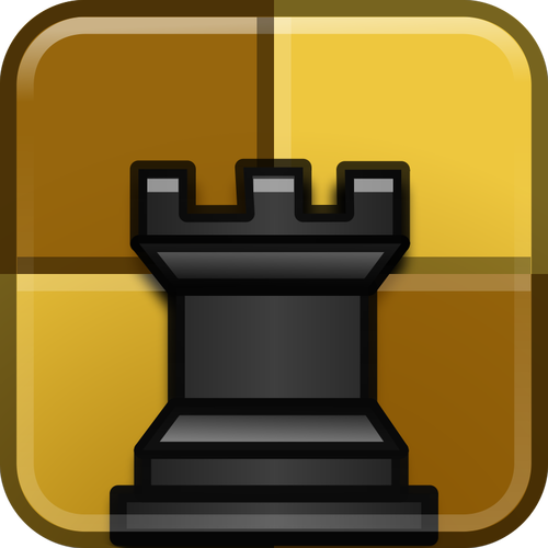 Vektorritning schack kategori logotyp