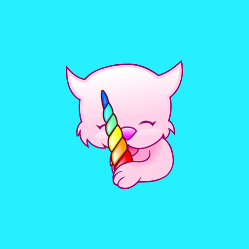 Katten slikker lollipop