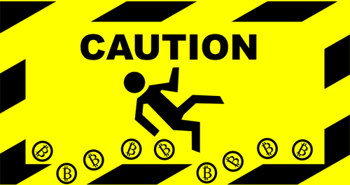 Bitcoin caution