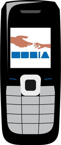Ilustrasi vektor ponsel Nokia