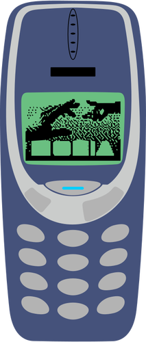Векторное изображение мобильного телефона