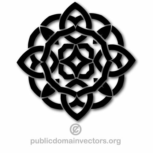 Celtic knot vector clip art